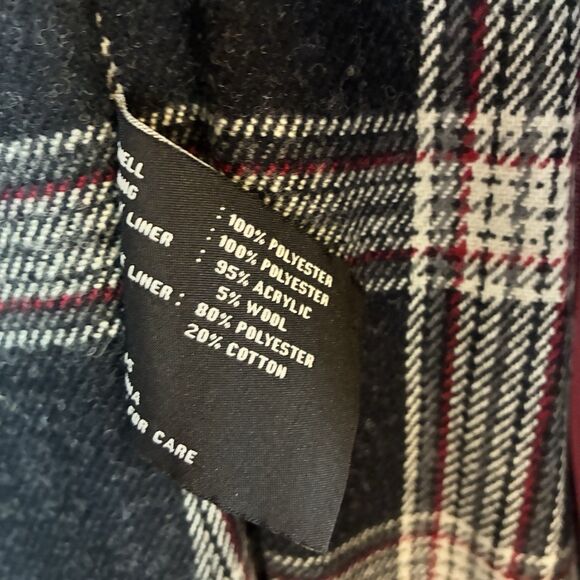 London Fog Women’s Belted Trench Coat Garnet Red Zip Out Liner Size Medium - Picture 7 of 7